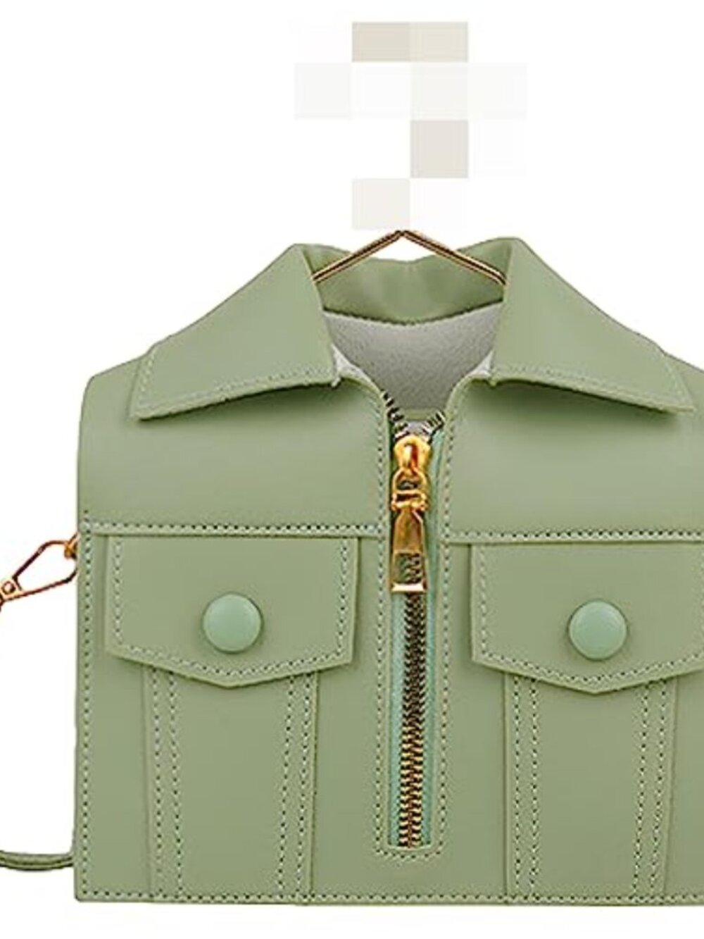 PU Leather Shirt Shaped Satchel Shoulder Bag Novelty Crossbody Purse